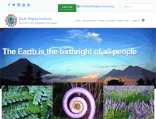 Tablet Screenshot of earthrightsinstitute.org